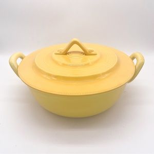 Villeroy & Boch Lidded Pot Yellow Made in Luxembourg
